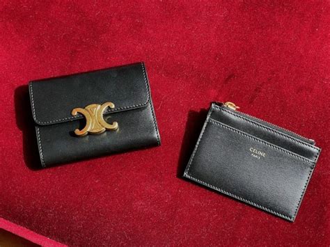 celine detachable wallet|Celine compact wallet triomphe.